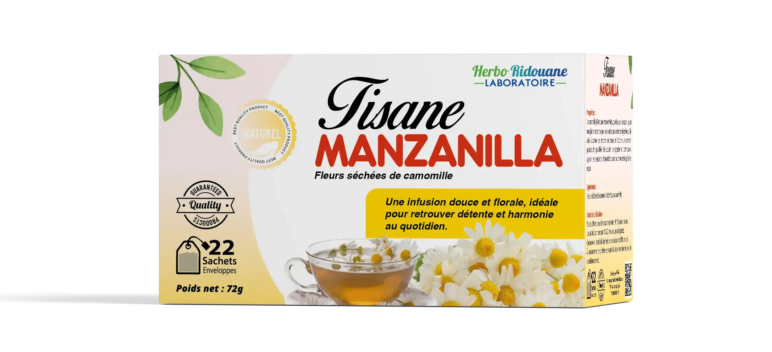 Tisane de manzanilla