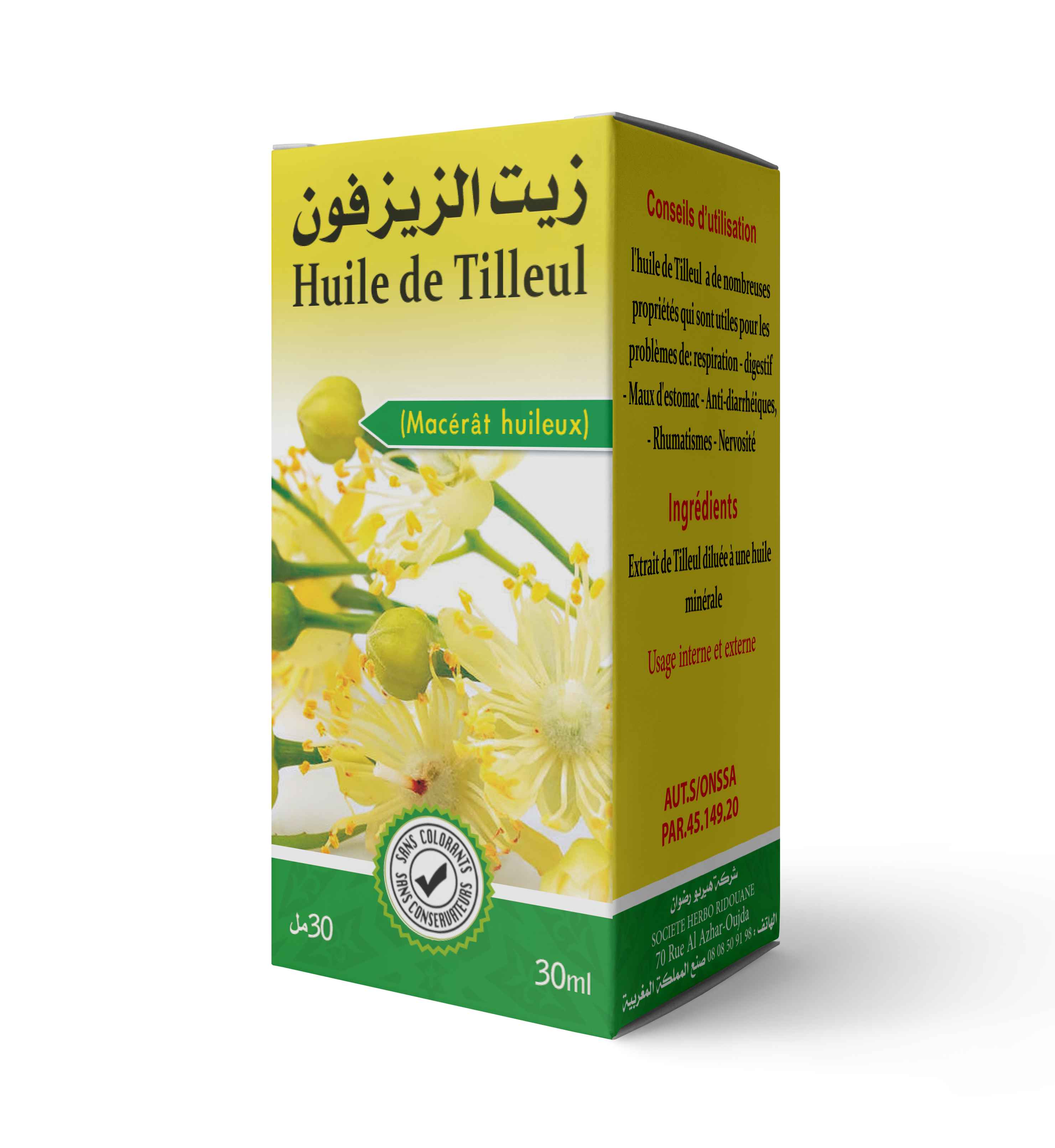 Huile de tilleul