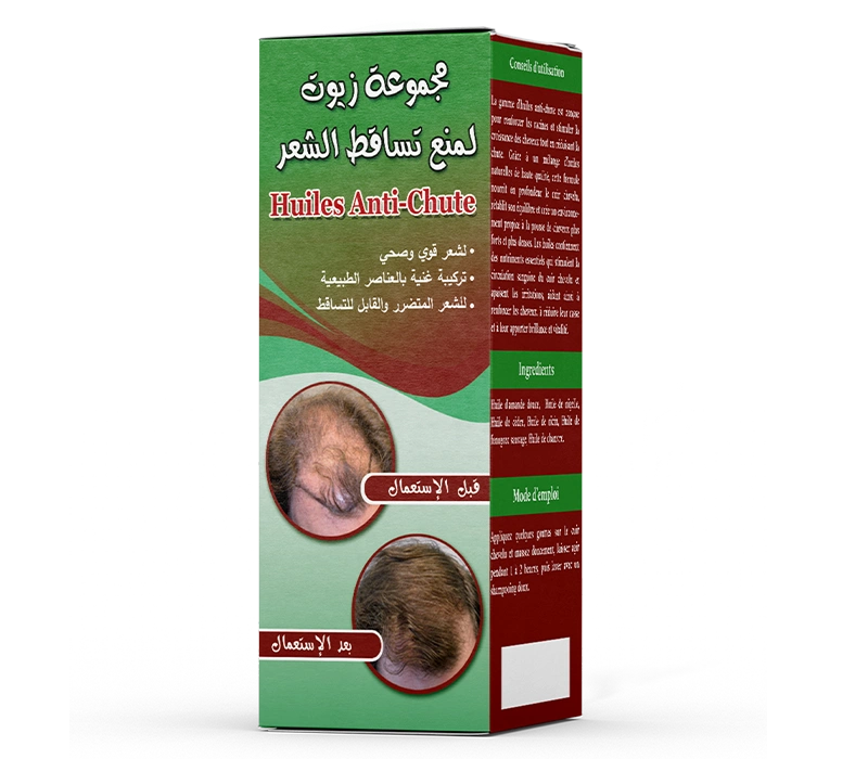 مجموعة زيوت لمنع تساقط الشعر